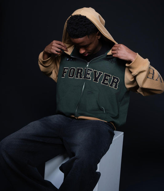 Green & Brown Everyday "Vintage" Jacket