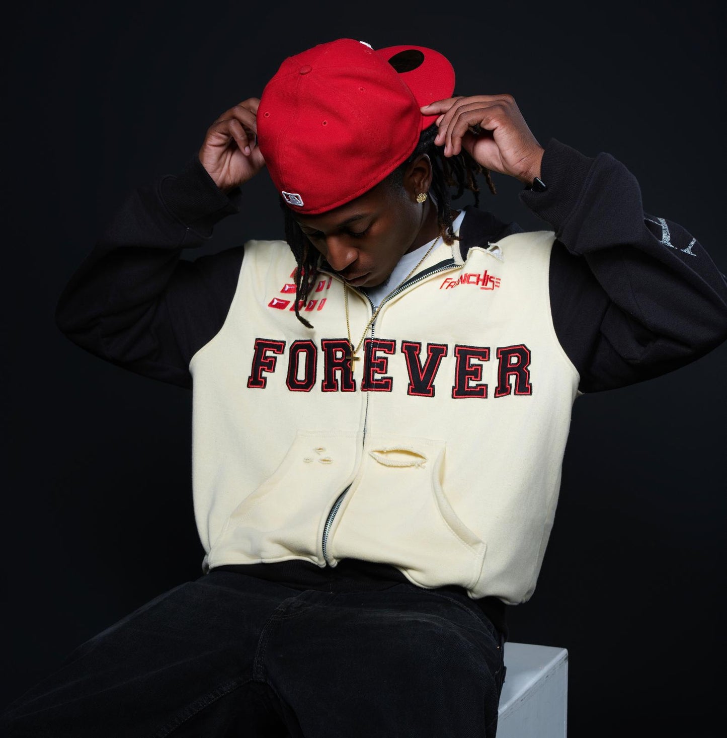 Black & Red Everyday "Vintage" Jacket