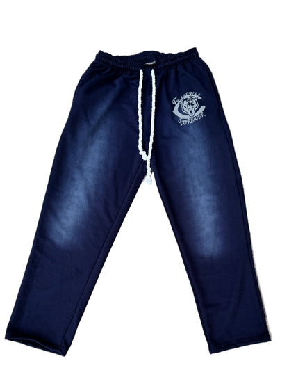 Navy Blue LOGO Sweatpants