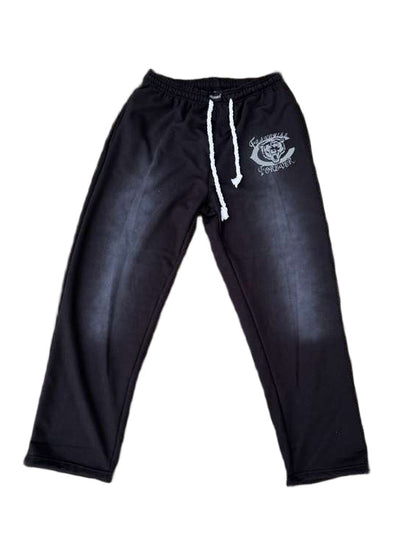 Black LOGO Sweatpants