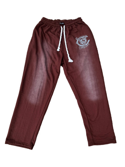 Brown LOGO Sweatpants