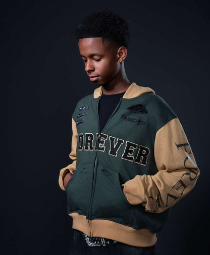 Green & Brown Everyday "Vintage" Jacket